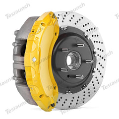 Yellow 2021-2026 Model S/X Brake Caliper Covers (4Pcs) for Tesla - T-Launch
