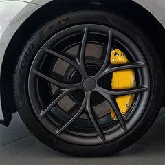 Yellow Brake Caliper Covers (4Pcs) for Tesla 2017-2023 Model 3/Y - T-Launch