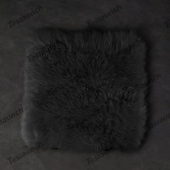 Faux báránybőr első üléshuzatok fekete/fehér For Tesla Model S/X/3/Y/Cybertruck (2012-2024)-2PCS