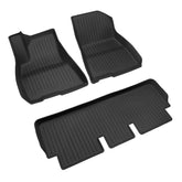 2021-2023 Model 3 Floor Mat Trunk Mat Cargo Liner All-Weather TPE Material - TESLAUNCH