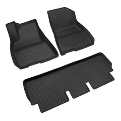 2021-2023 Model 3 Floor Mat Trunk Mat Cargo Liner All-Weather TPE Material - TESLAUNCH