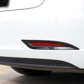 Fog Light Rear Taillights Cover For Model 3/Y Protective Film Covers (Carbon Fiber Pattern ABS) (1 pair) (2017-2023) - TESLAUNCH