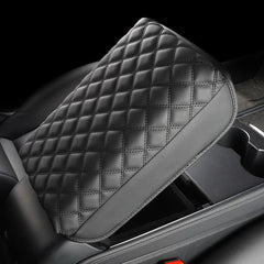 Tesla Model 3 / Y Armrest Leather Cover Soft Material Improves Comfort For Long Distances (2017-2023) - TESLAUNCH