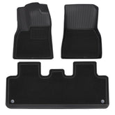 Tesla Model Y Floor Mats All Weather Double Layer Flocking TPE (2020-2023) - TESLAUNCH