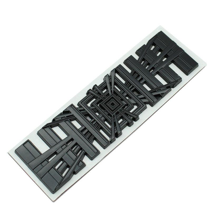Tesla Plaid SpaceBalls Tribute, Die-Cast Aluminum Badge Trunk Emblem - For All Models (2012-2023) - TESLAUNCH