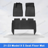 2021-2026 Model X Floor Mat Trunk Mat Cargo Liner All-Weather TPE - T-Launch