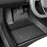 2024+ Model 3 Highland Floor Mats All Weather Double Layer Flocking TPE For Tesla - T-Launch