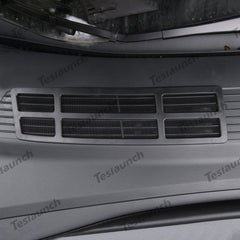 2024+ Model 3 Highland Front Standby Storage Box Cover Air Conditioner Air Inlet Protective Mesh Grill Panel for Tesla - T-Launch