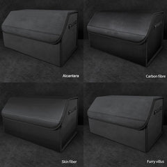 Alcantara Kofferraum-Aufbewahrungsbox für Tesla Model 3/J/X/S/Cybertruck