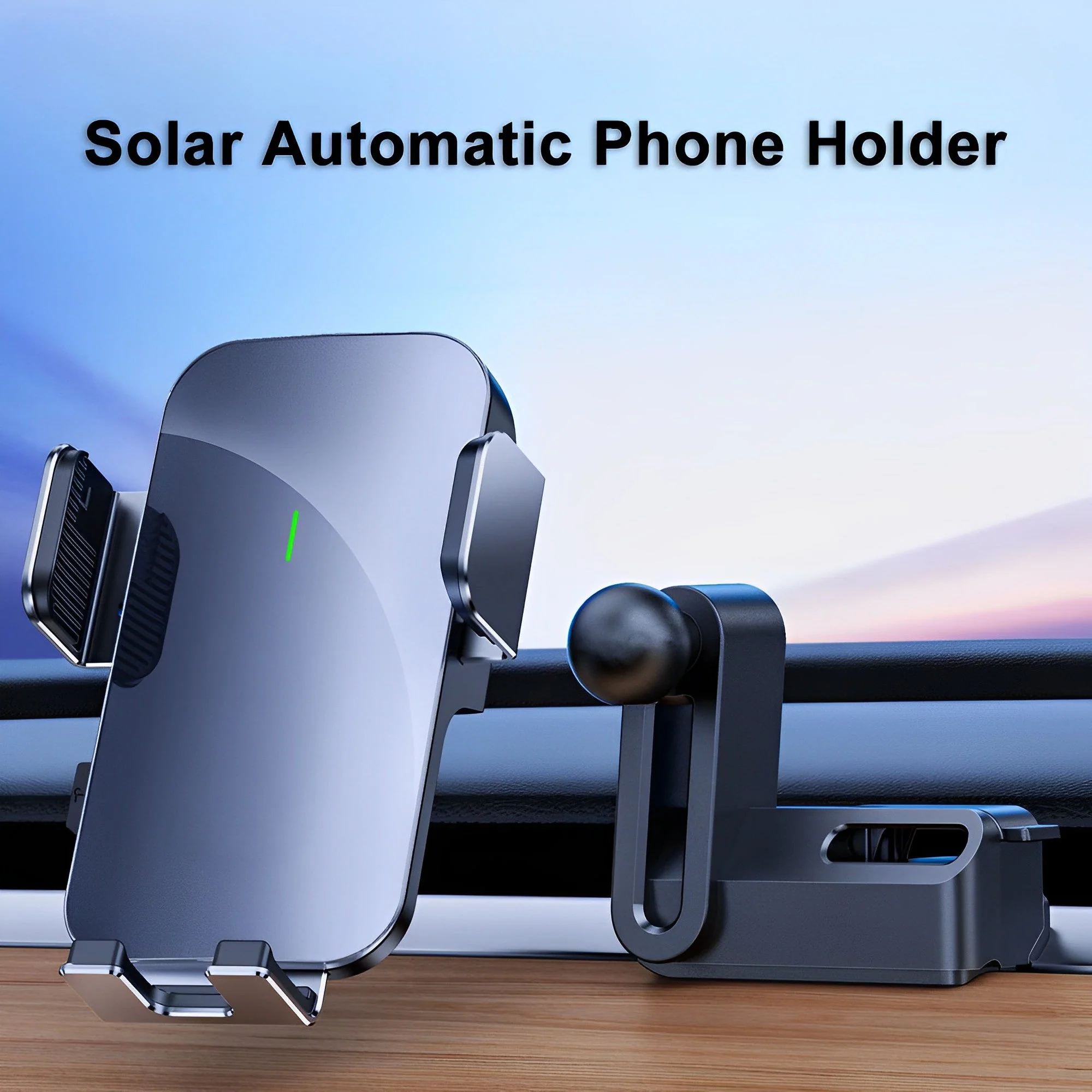 Support de téléphone portable pour tableau de bord automatique solaire  Tesla Model 3/Y (2017-2022) - Gris (support de téléphone + base)