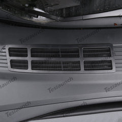 2024 Model 3 Highland Couvercle de boîte de rangement avant de secours Climatiseur Entrée d’air Panneau de grille de protection en maille pour Tesla