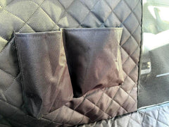 Hundesitzbezug für Haustiere 100 % wasserdicht für Tesla Model S3XY – Sichtbares Mesh-Fenster