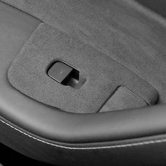 Alcantara Window Switch Button Covers (4 Pcs) For Tesla Model 3/Y (2017-2023)-for Left Hand Drive