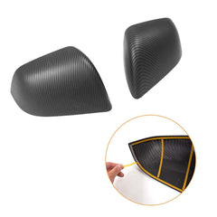 Model Y Side Door Mirror Cover (Carbon Fiber Pattern ABS) (1 pair) (2020-2023) - TESLAUNCH