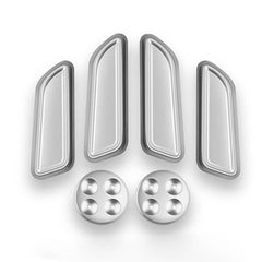 Model 3 & Y Seat Switch Caps Silver/Carbon Fiber (2017-2023) - TESLAUNCH