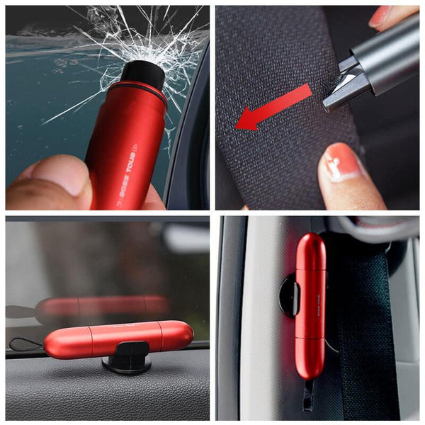 Baseus Car Window Glass Breaker Safety Hammer Seat Belt Cutter