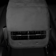Alcantara Rear AC Vent Cover and Rear Anti-kick Cover For Tesla Model 3/Y (2017-2023)