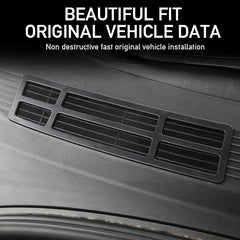 2024 Model 3 Highland Couvercle de boîte de rangement avant de secours Climatiseur Entrée d’air Panneau de grille de protection en maille pour Tesla
