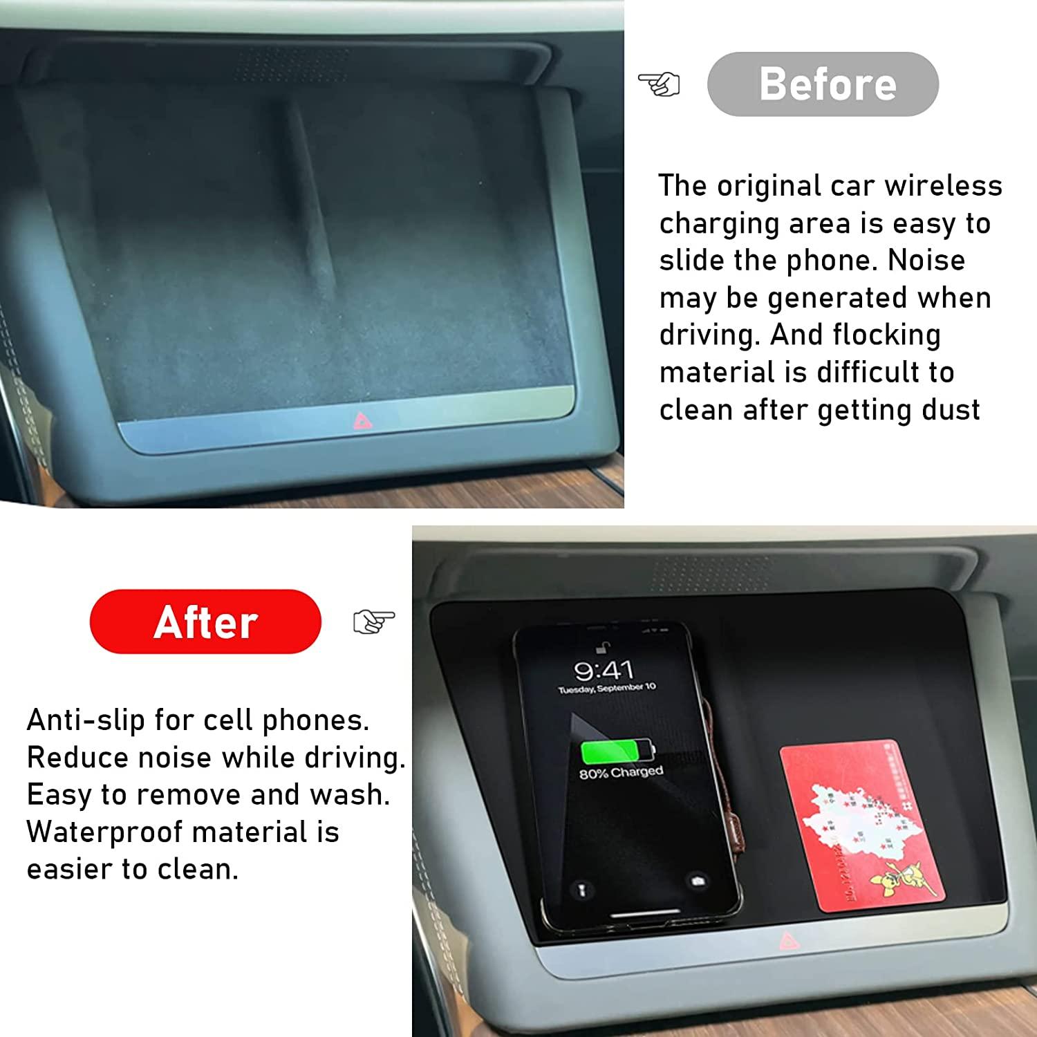 Tesla Model S/X Wireless Charging Anti-slip Mat (2021-2023) - TESLAUNCH