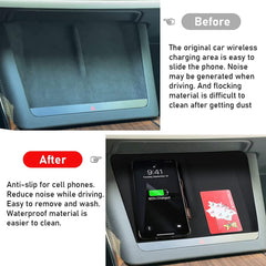 Tesla Model S/X Wireless Charging Anti-slip Mat (2021-2023) - TESLAUNCH