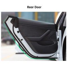 Kit de vedação de porta Kit de redução de ruído de vento à prova de som para Tesla Todos Models