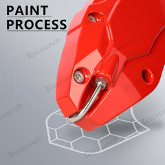 2021–2024 Model S/X Kryty brzdových třmenů (4ks) pro Tesla