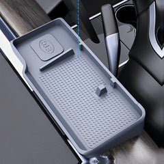 Organizador de silicone para painel - Caixa de armazenamento para Tesla Model 3/A (2017-2024)