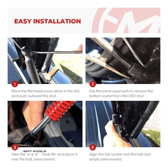 Elevador Automático de Porta-malas para Tesla Model 3 (2017-2023)(2 peças)
