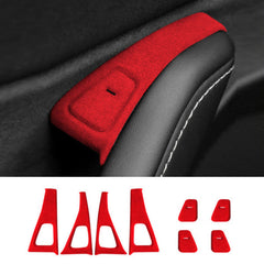 Alcantara Door Button Switch Cover For Tesla Model 3/Y (2017-2023)