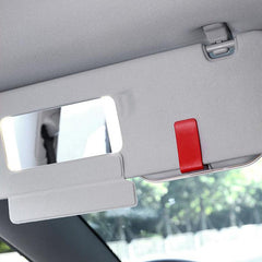 Tesla Glasses Case Sun Visor Card Storage Sunglasses Storage Box for Model 3/Y/X/S (2012-2023) - TESLAUNCH