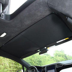 Sunroof Sunshade (Front Sun Visor) For Tesla Model X (2015-2022) Accessories - TESLAUNCH