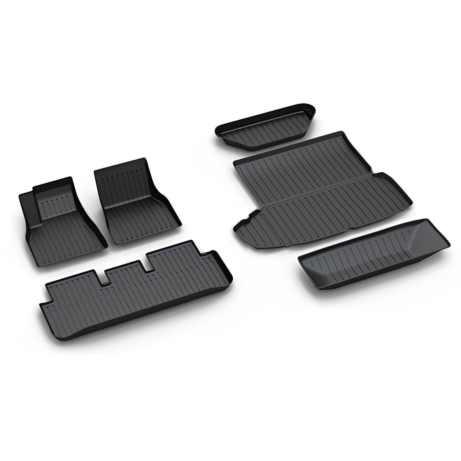 2022 2023 Model S All Weather Floor Mat / Trunk Mat / Cargo Liner For Long Range and Plaid - TESLAUNCH