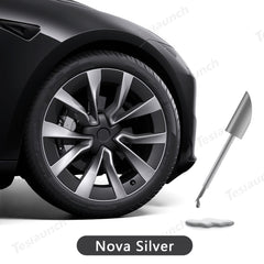 Wheel Rims Touch Up Paint for Tesla 2024 Model 3 Highland - DIY Curb Rash Repair with Color-matched Touch Up Paint