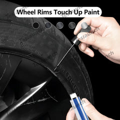 Wheel Rims Touch Up Paint Kit for Tesla Model 3/Y/S/X - DIY Curb Rash Repair with Color-matched Touch Up Paint