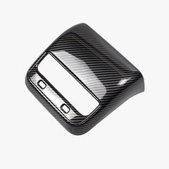 Tesla Model 3 & Y Backseat Vent Overlay (Carbon Fiber Pattern ABS) (2017-2023) - TESLAUNCH