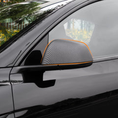 Model Y Side Door Mirror Cover (Carbon Fiber Pattern ABS) (1 pair) (2020-2023) - TESLAUNCH