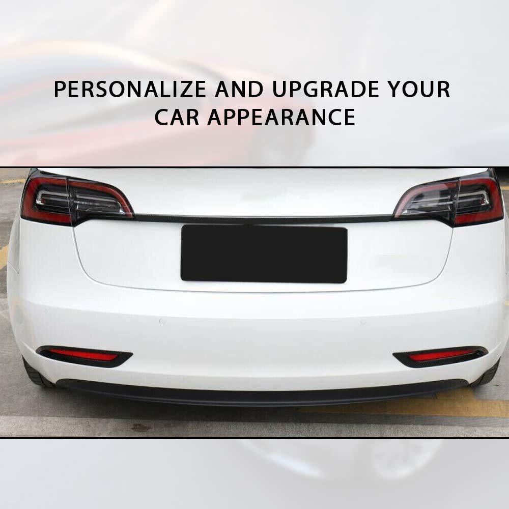 Fog Light Rear Taillights Cover For Model 3/Y Protective Film Covers (Carbon Fiber Pattern ABS) (1 pair) (2017-2023) - TESLAUNCH