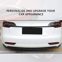 Fog Light Rear Taillights Cover For Model 3/Y Protective Film Covers (Carbon Fiber Pattern ABS) (1 pair) (2017-2023) - TESLAUNCH