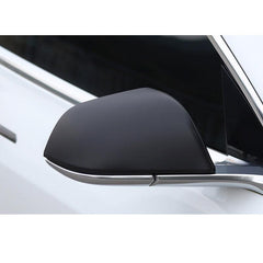 ABS Matte Black Carbon Fiber Mirrors Cap For Model 3 (Carbon Fiber Pattern ABS) (1 pair) (2017-2023) - TESLAUNCH