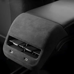 Alcantara Rear AC Vent Cover and Rear Anti-kick Cover For Tesla Model 3/Y (2017-2023) - T-Launch