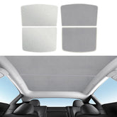 Alcantara Suede Ice Crystal Double Insulation Sunroof Sunshade for Tesla Model 3/Y - T-Launch