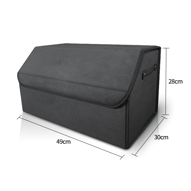 Alcantara Trunk Folding Storage Box for Tesla Model 3/Y/X/S/Cybertruck - T-Launch