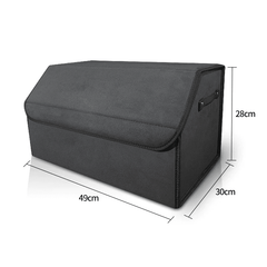 Alcantara Trunk Folding Storage Box for Tesla Model 3/Y/X/S/Cybertruck - T-Launch