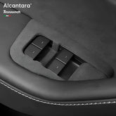 Alcantara Window Switch Button Covers (4 Pcs) For Tesla Model 3/Y (2017-2023)-for Left Hand Drive - T-Launch
