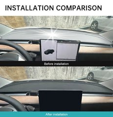 Anti-Glare Dash Mat for Tesla Model 3/Y - T-Launch
