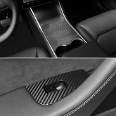 Carbon Fiber Interior Wrap Kit Dekal för Tesla Model Y