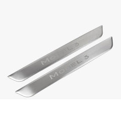 Tesla Model 3 Front / Real Door Sill Cover Protector (4 pcs) (2017-2023) - TESLAUNCH