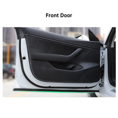 Kit de vedação de porta Kit de redução de ruído de vento à prova de som para Tesla Todos Models