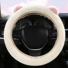 Bear-Shaped Steering Wheel Protector for Tesla Model 3/Y/S/X - T-Launch