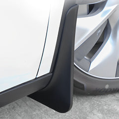 Model Y/3 OEM 머드 플랩 전면 후면 머드가드 키트 Tesla- TPE 드릴 펜더 없음(2017-2025)(4개)